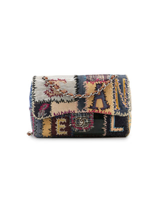 Patchwork Jumbo Classic Flap Shoulder Bag