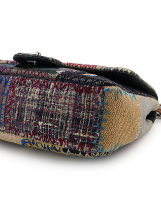 Patchwork Jumbo Classic Flap Shoulder Bag