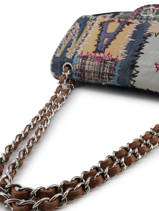 Patchwork Jumbo Classic Flap Shoulder Bag