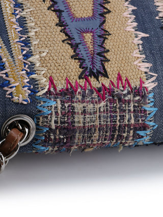 Patchwork Jumbo Classic Flap Shoulder Bag