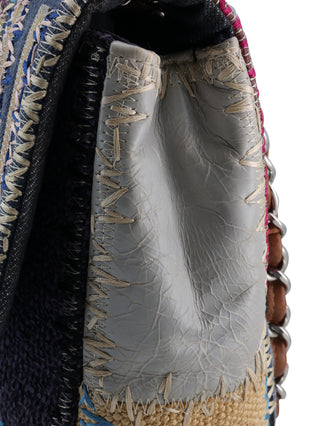 Patchwork Jumbo Classic Flap Shoulder Bag