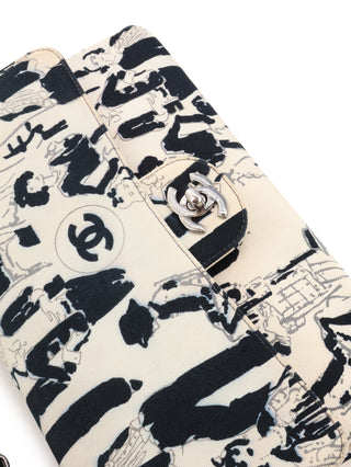 Karl Lagerfeld Sketch Medium Double Flap Bag