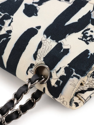 Karl Lagerfeld Sketch Medium Double Flap Bag