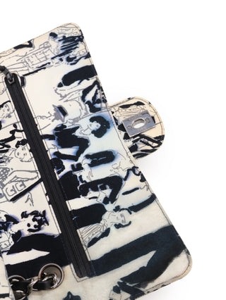 Karl Lagerfeld Sketch Medium Double Flap Bag