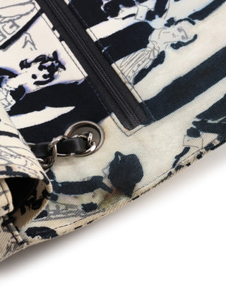 Karl Lagerfeld Sketch Medium Double Flap Bag