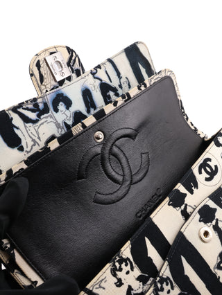 Karl Lagerfeld Sketch Medium Double Flap Bag