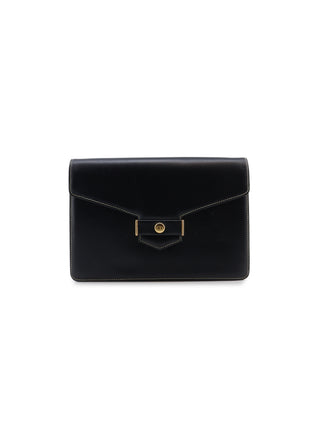 Black Leather Shoulder Bag