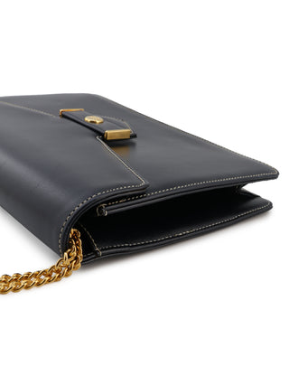 Black Leather Shoulder Bag