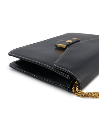 Black Leather Shoulder Bag