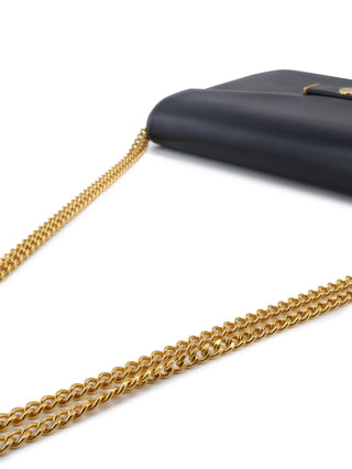 Black Leather Shoulder Bag