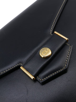 Black Leather Shoulder Bag