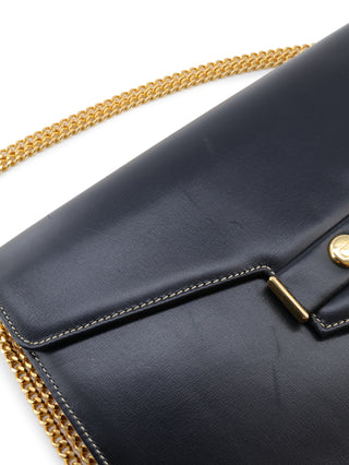 Black Leather Shoulder Bag