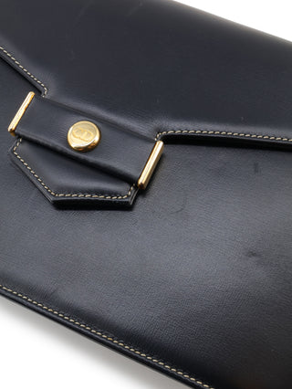 Black Leather Shoulder Bag