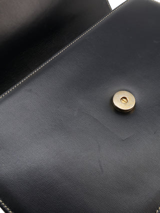 Black Leather Shoulder Bag