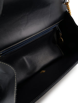Black Leather Shoulder Bag