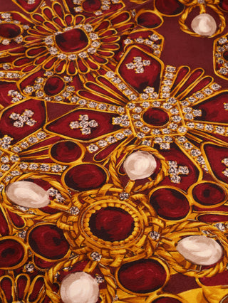 Circa 1990 Bijou Jewelry Scarf
