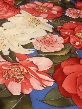 Camellia Bouquet Print Scarf