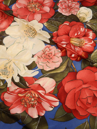 Camellia Bouquet Print Scarf