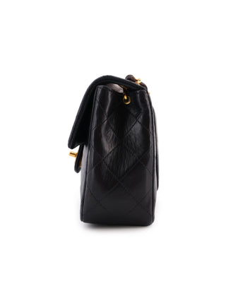 Quilted Square Mini Flap Bag