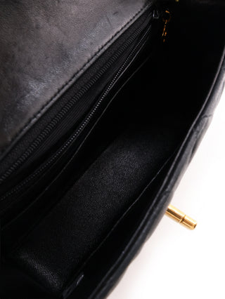 Quilted Square Mini Flap Bag