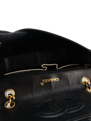 Piped Single Flap Shoulder Bag