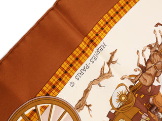 Carré 90 L'Hiver en Poste Scarf