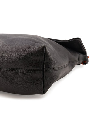 Fold-Over Chain Shoulder Tote Bag