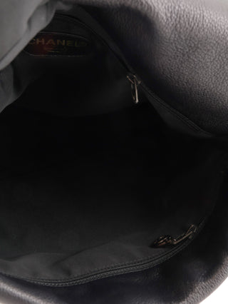 Fold-Over Chain Shoulder Tote Bag