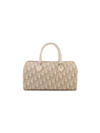 Floral Embroidery Trotter Boston Bag