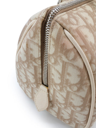 Floral Embroidery Trotter Boston Bag