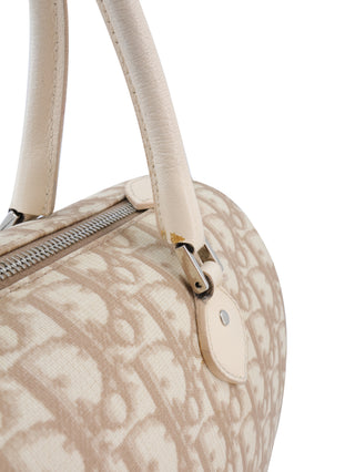 Floral Embroidery Trotter Boston Bag