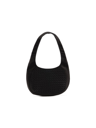 Intrecciato Satin Shoulder Bag