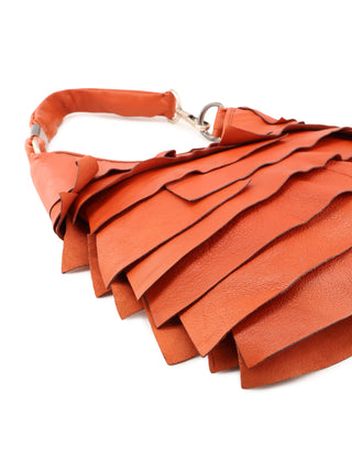 Downtown Ruffle Shoulder Bag