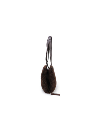 Wool Top Handle Bag