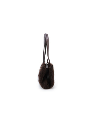 Wool Top Handle Bag