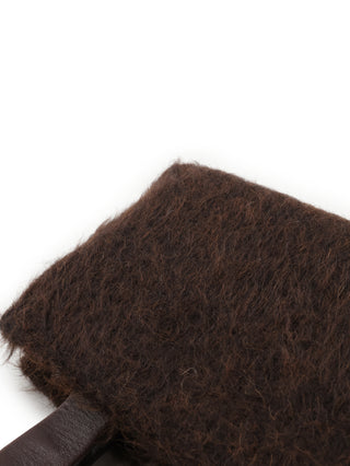 Wool Top Handle Bag