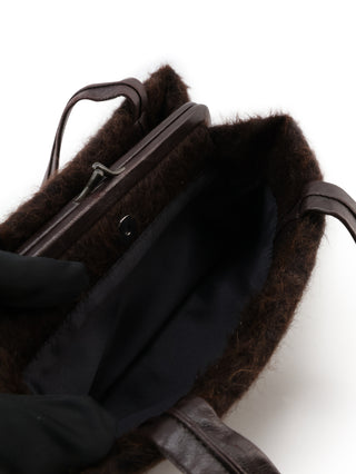 Wool Top Handle Bag