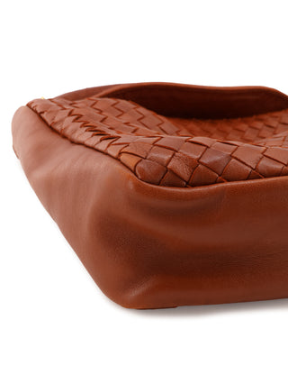 Intrecciato Flap Hobo Shoulder Bag