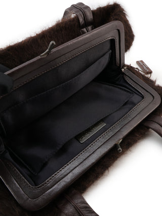 Wool Top Handle Bag