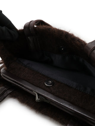 Wool Top Handle Bag