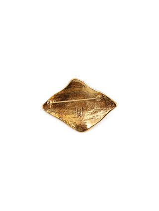 Rive Gauche Sculptural Cabochon Brooch