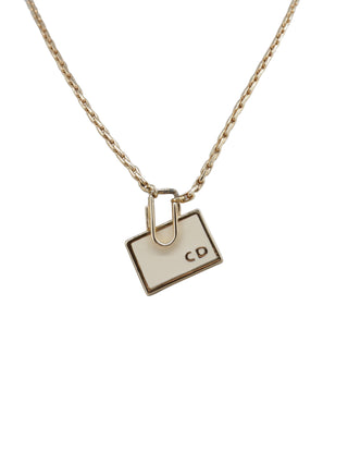 CD Logo Plate Necklace