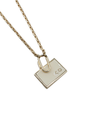CD Logo Plate Necklace