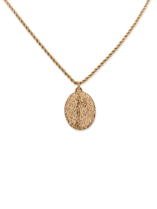 Oval CD Logo Pendant Necklace