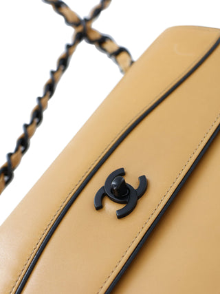 CC Leather Chain Shoulder Bag