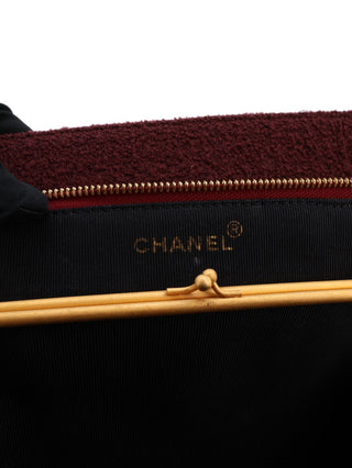 Tweed Double Chain Shoulder Bag