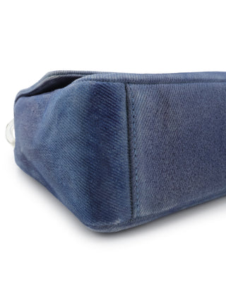 Denim Flap Shoulder Bag