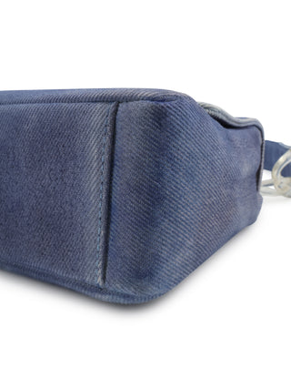 Denim Flap Shoulder Bag