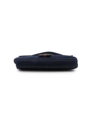 Canvas Baguette Shoulder Bag