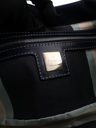 Canvas Baguette Shoulder Bag